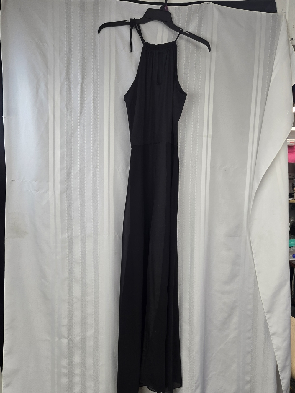 Black Halter Neck  JUMPSUIT MEDIUM